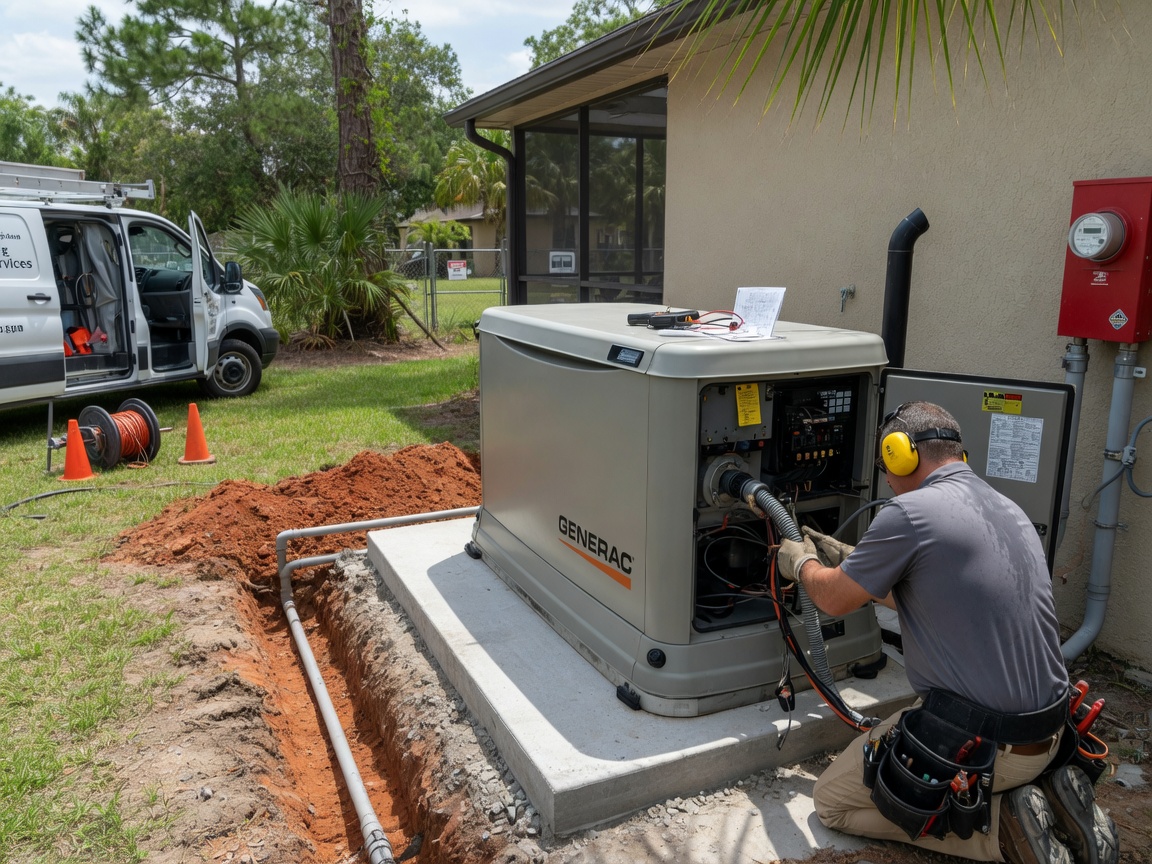 Standby Generator Installation in Ocala, FL